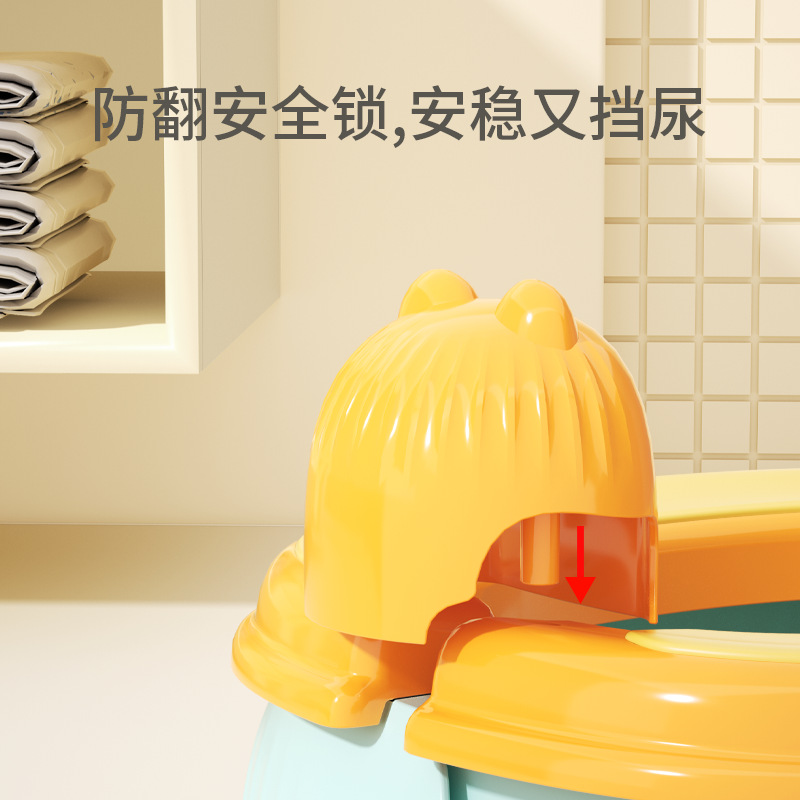 Inodoro para niños fuera Inodoro pequeño plegable portátil para hombres y mujeres, bebé, inodoro de emergencia para automóvil, orinal de viaje, urinario
