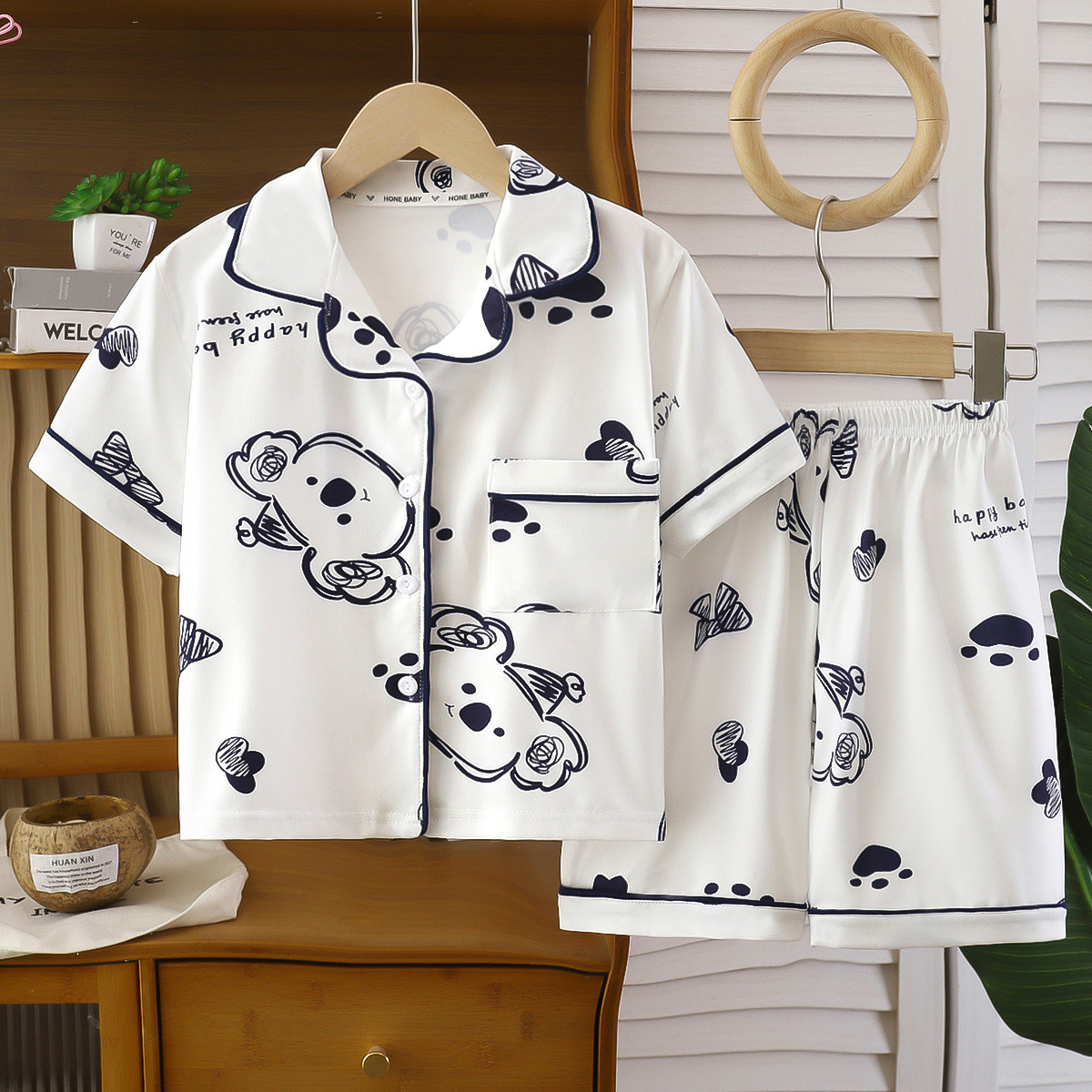 nns - Pijama con solapa robot oso