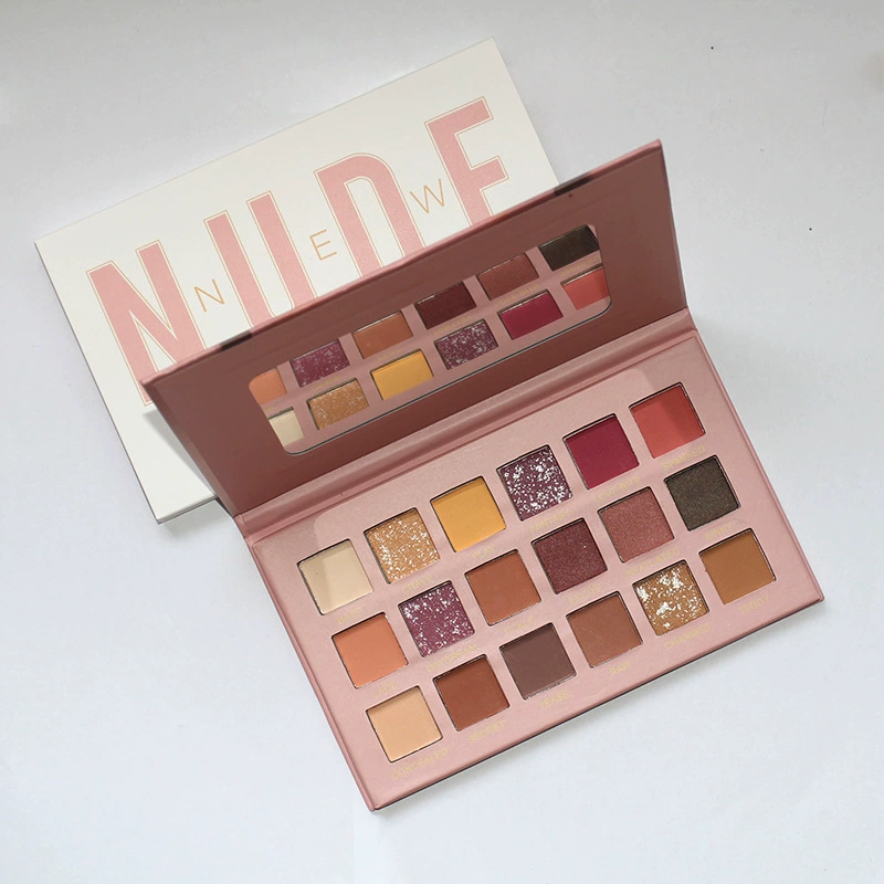Палетка теней для век Nude Matte, 18 оттенков, водостойкая стойкость, розовые тона