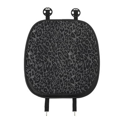 Waist support Pillow Neck Pillow Lumbar Pillow - leopard-print-leather-seat-cushion-black-front-row