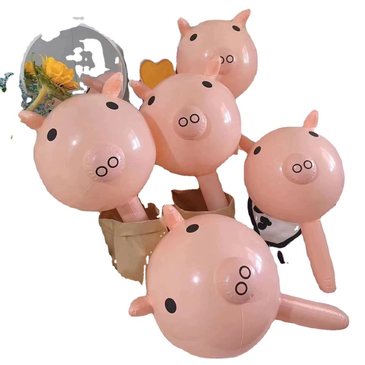 Инфляционная (надувная) мультяшная игрушка ПВХ, оптом