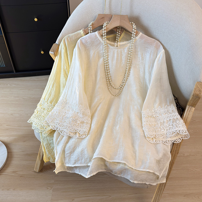 26 New Styles of Chinese-Style Inner Wear with Vest and Shirt Tops, New Chinese-Style High-End Lace Base Shirt for Women in Summer