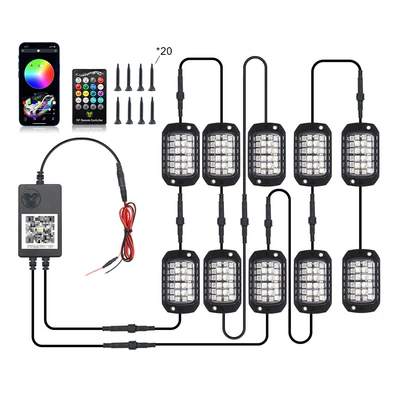 Other lights – light - 3d-lens-chassis-light-tow-ten-dual-control-app-remote-control-boxed
