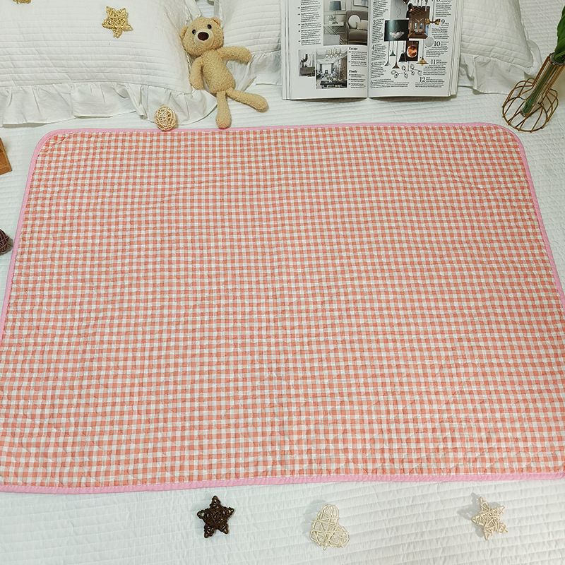 핑크 격자 무늬