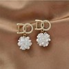 Earrings, bright catchy style, 2021 collection, light luxury style, fitted