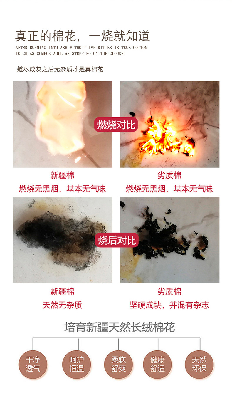 Xinjiang Baumwollbettdecke verdickt Baumwolldecke Herbst-Winter Decke Wärmeschutzdecke Einkern Single Long Staple Cotton Füllung Matratzenauflage Bettunterlage Baumwollpolster