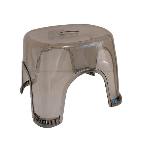 Acrylic small stool, transparent shoe changing stool, creative living room coffee table low stool, home bathroom bathing children's plastic stool