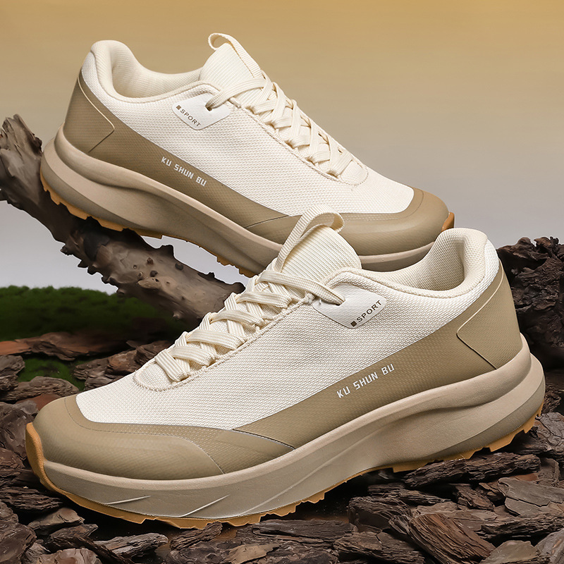 Four Seasons Mountain Shoes Outdoor Non-Slip Lightweight Hiking Casual Sports Men's Shoes Off-Road Non-Slip Wear-Resistant Running Shoes Casual