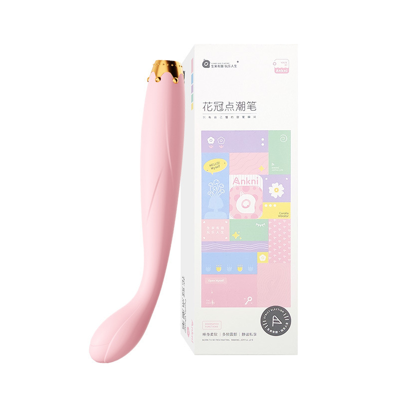 미스테리 화관 도트 트렌디 펜 바이브레이터 핑크【6974408085478】