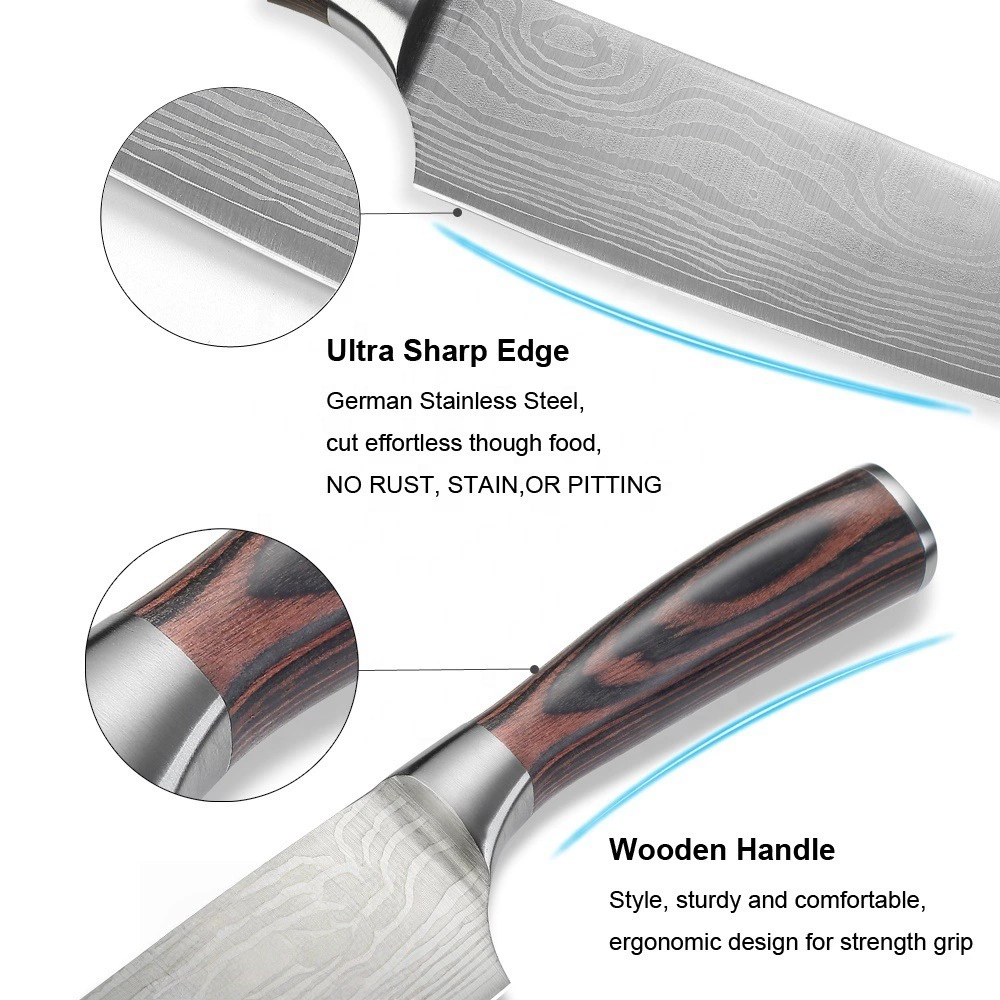 Amazon, the hottest 8-inch chef's knife, sharp cutting knife, beef knife kitchen knife