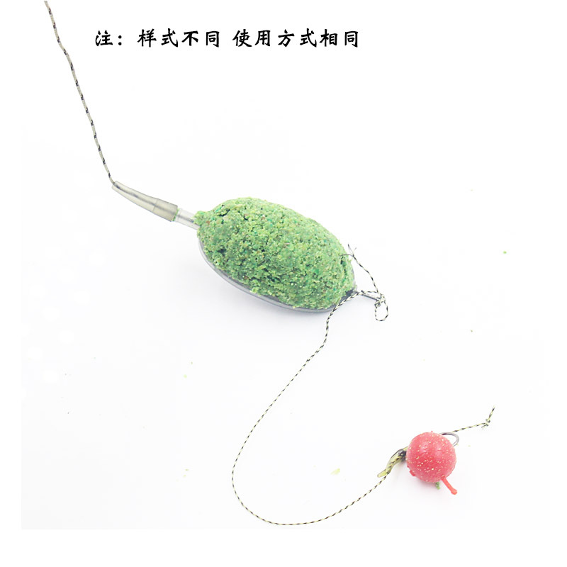 Transfronterizo coolo serie de pesca de estilo europeo titular de la explosión de gancho de aleación de zinc cortador de cebo con cebo feide accesorios