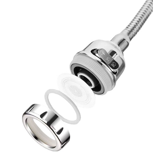 Kitchen sink booster faucet second gear and third gear anti-splash water artifact universal extension extender dishwashing nozzle