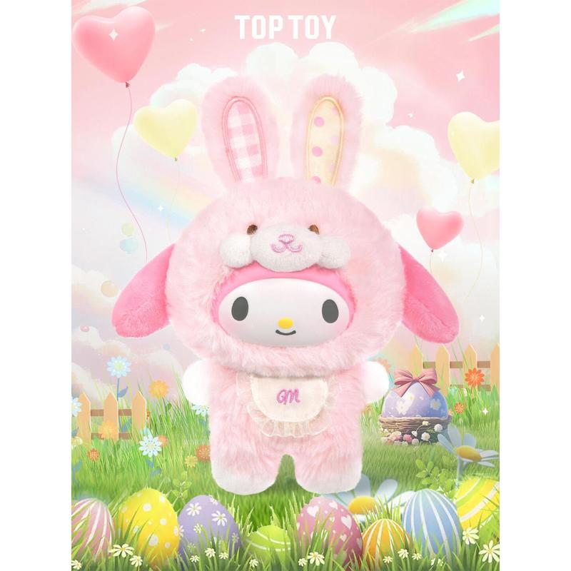 正版toptoy三丽鸥搪胶毛绒三代兔系列潮玩手办公仔礼物|undefined