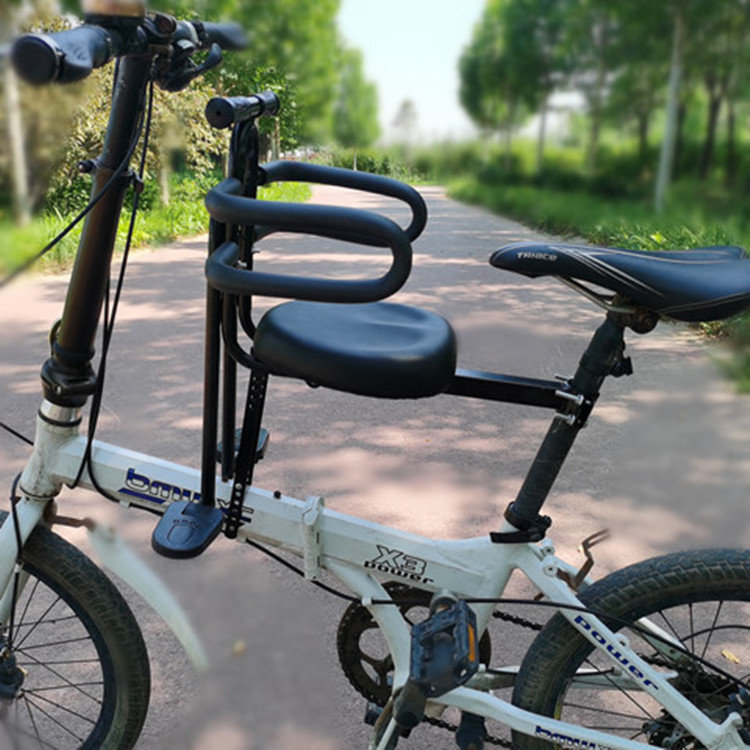 Suitable for Bicycle Children's Front Seat Mountain Bike Curved Beam Bicycle Folding Bicycle Baby Child Front Seat