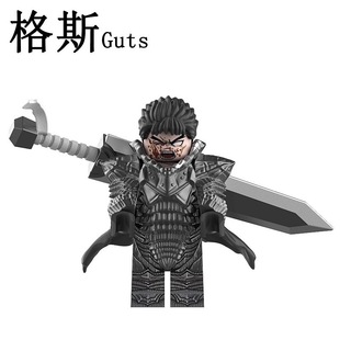 Foreign Trade Goods Fq101 Second-Hand Series Third-Party Guss Warriors Assembled Building Block Toy Bag