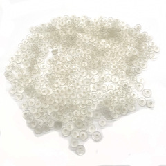 Plastic transparent shoe flower buckle, shoe flower bottom buckle, hole shoe transparent shoe buckle special buckle