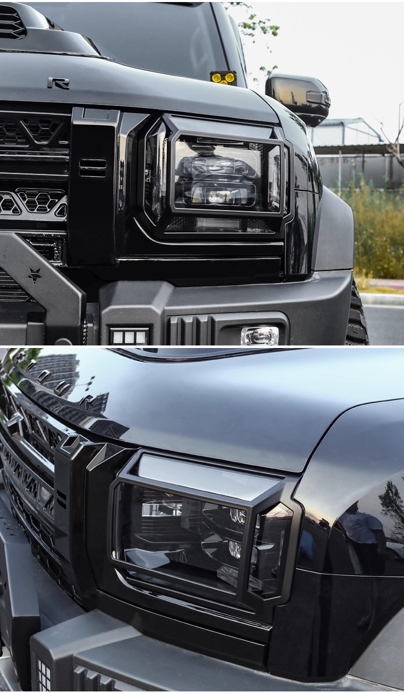 Jietu Traveler Shanhai T2 Headlight Cover Jmk Taillight Protective Cover 5-Seater 7-Seater Fog Light Decorative Frame Modification Accessories