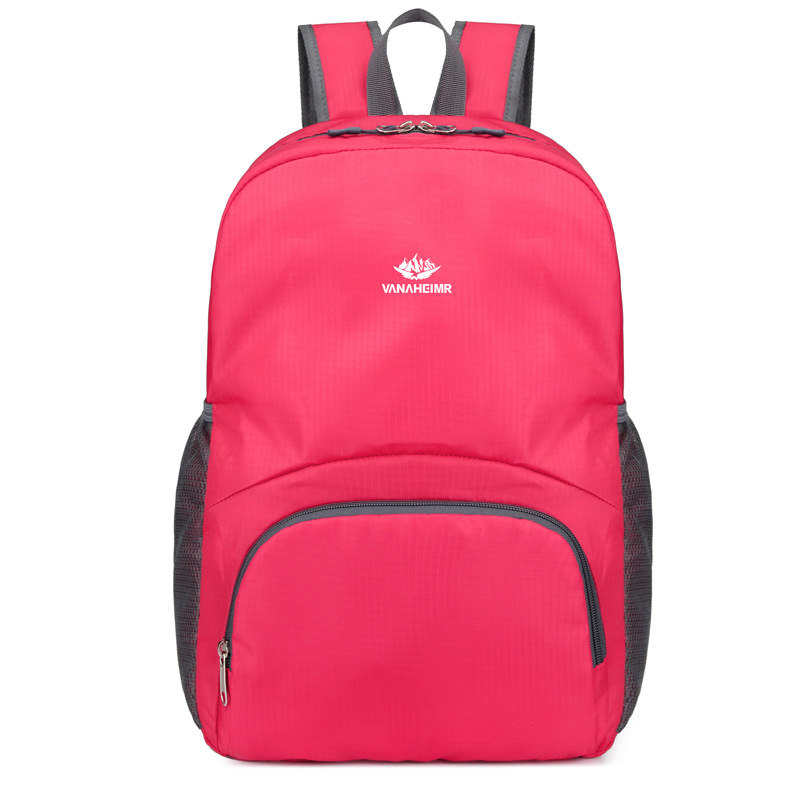 Mochila deportiva al aire libre nueva mochila multifuncional ligera de gran capacidad para imprimir logo moda simple bolsa plegable