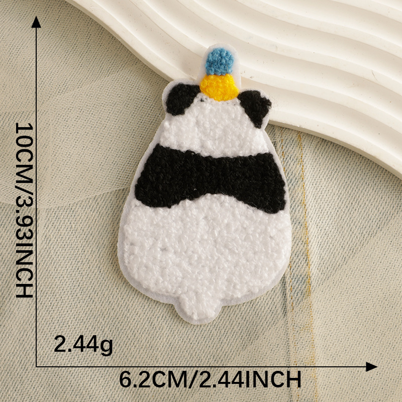刺繍の表の標識のバッジのタオルはかわいい動物の刺繍を刺繍して服の帽子のアクセサリを貼ってパッチの布を飾ります。|undefined