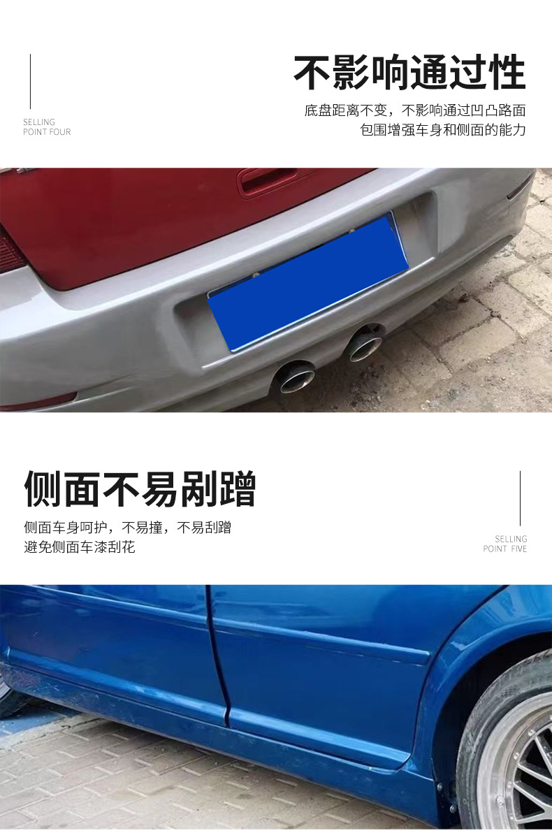 Suitable for Golf 4Mk4 Modification R32 Wide Body Kit Side Skirts Wide Body Kit Front and Rear Bumpers Cross-Border Wholesale