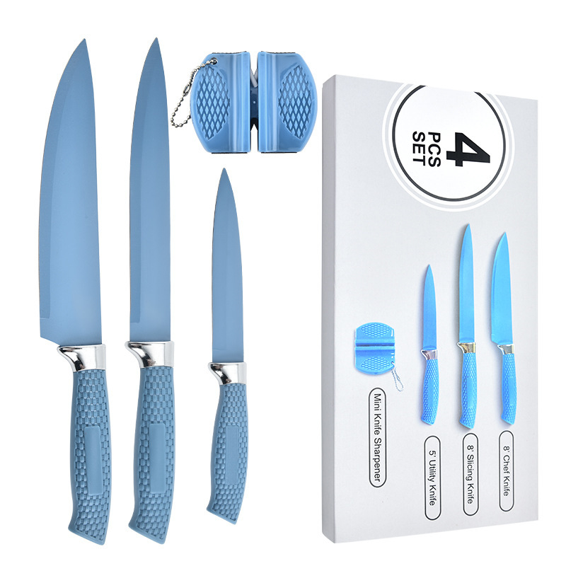 Fábrica de acero inoxidable cuchillo de cocina conjunto de regalo cuchillo caja de regalo