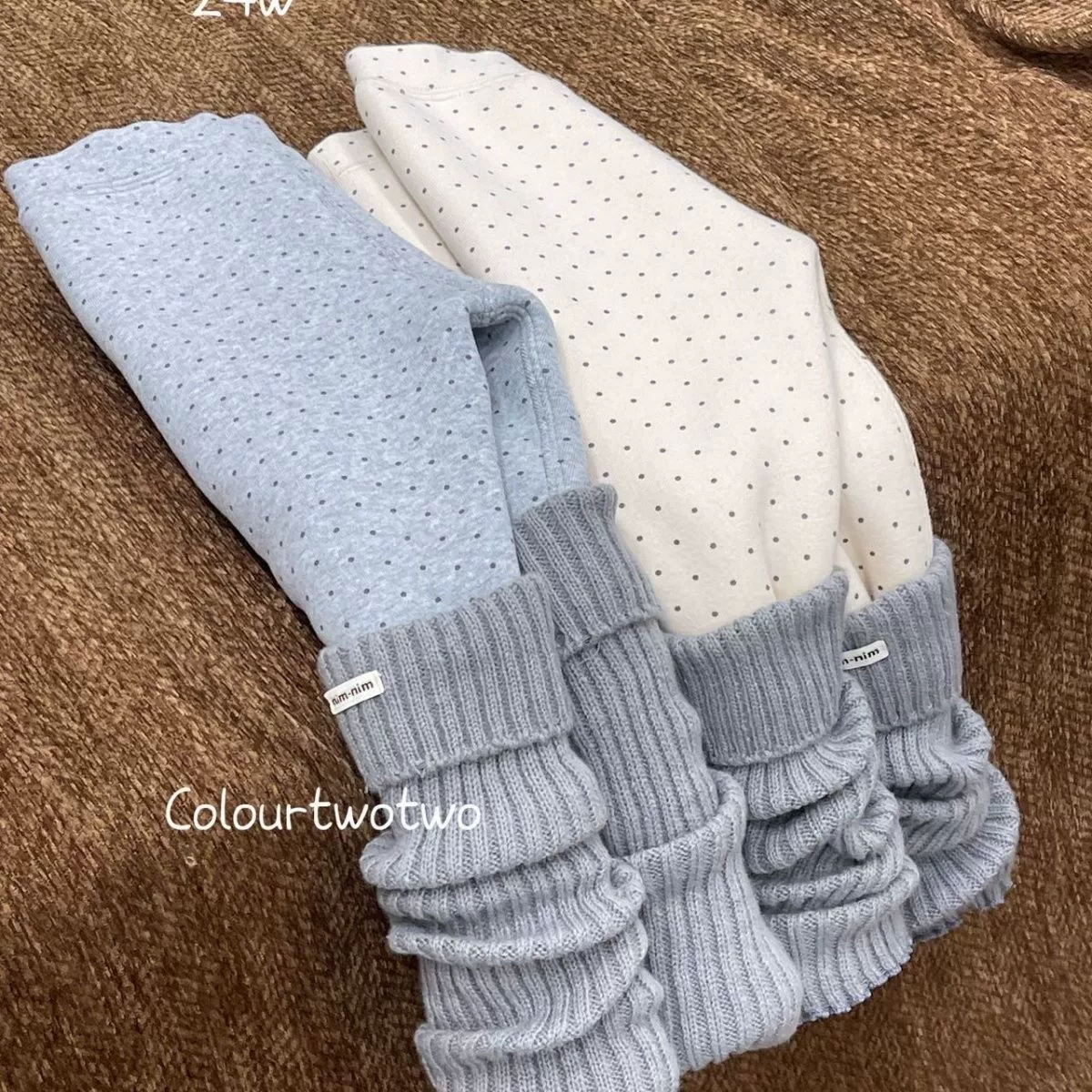 Children's demi-season universal removable gaiters, velvet alpaca, leggings, new collection, increased thickness, western style