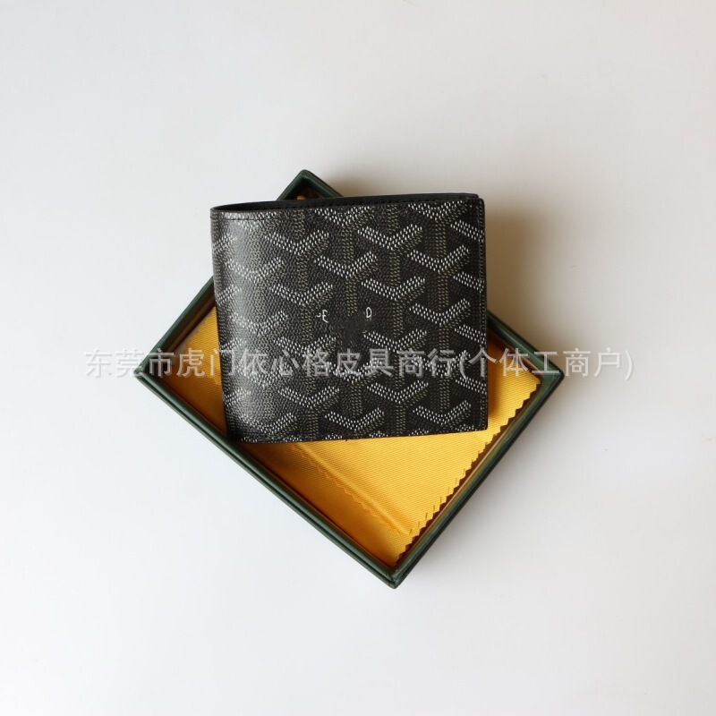Cross-border 2026 new model Goyard men's and women's wallet with multiple card slots, popular in Europe and America, fashionable card holder