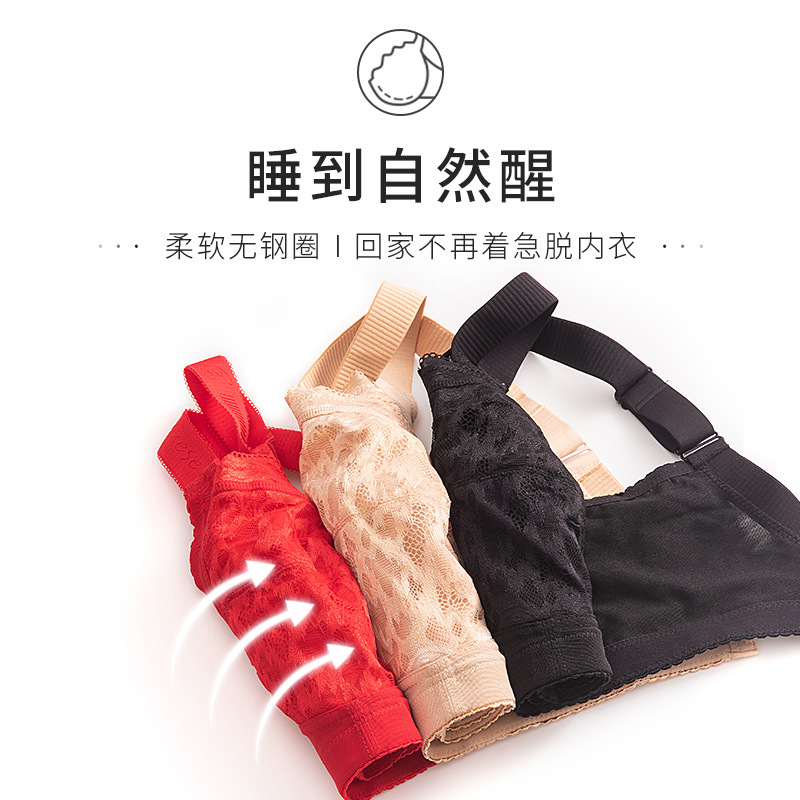 Al por mayor directo pequeño sujetador fino taza llena sin anillo de acero más tamaño ropa interior sujetador grasa MM200 libras