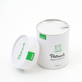 Cookie Round Biscuit Paper Can Kraft Paper with Lid Snack Paper Tube Wholesale Moisture-Proof Custom Food Cylinder Can Customization