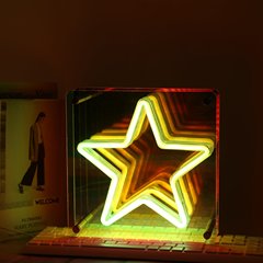国境を越えた新製品シンフォニーミラー雰囲気ライト星と月の形のアクリル LED クリエイティブナイトライト