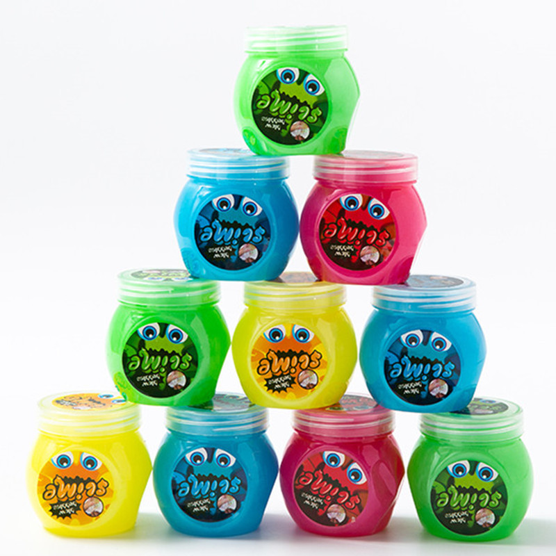 跨境起泡胶史莱姆套装珠光水晶泥儿童安全套装沙皮胶假水解压神器