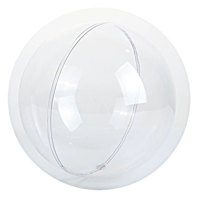 3-16 см акриловый шар без отверстия для подвешивания прозрачный шар круглый шар полый шар круглый PS пластиковый шар оболочки Рождественский шар украшения