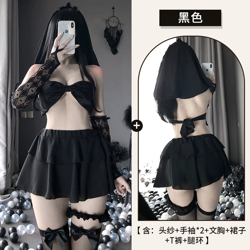 林林婷 Underwear, shiffon mini-skirt for bride, skirt, push up bra