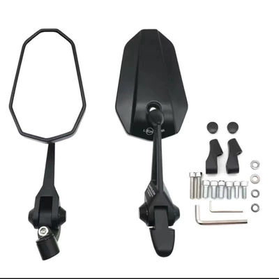 Aos9 Rearview Mirror for Motorcycle rearview mirror - white-glass-s9