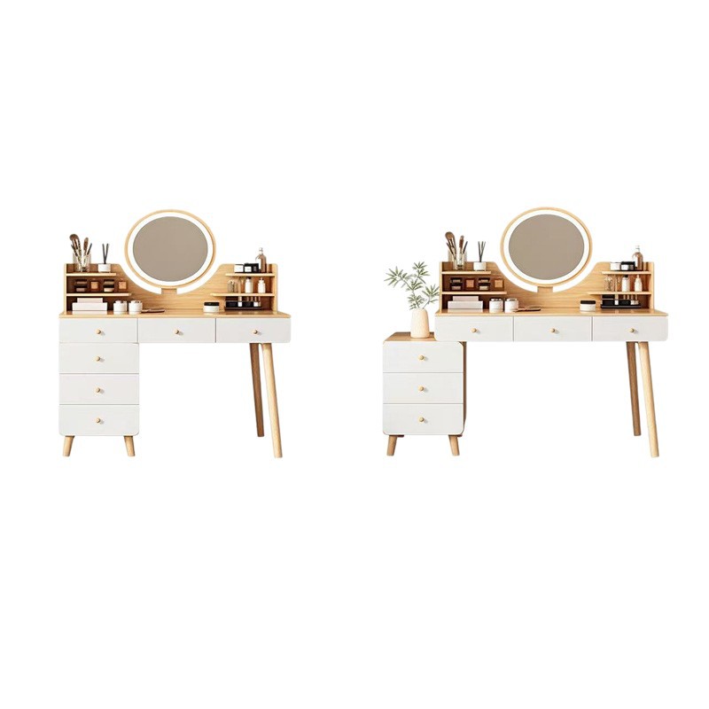 Comedor de vestuario dormitorio moderno y simple maquillaje almacenamiento 2026 nuevo comedor de vestuario espejo de maquillaje