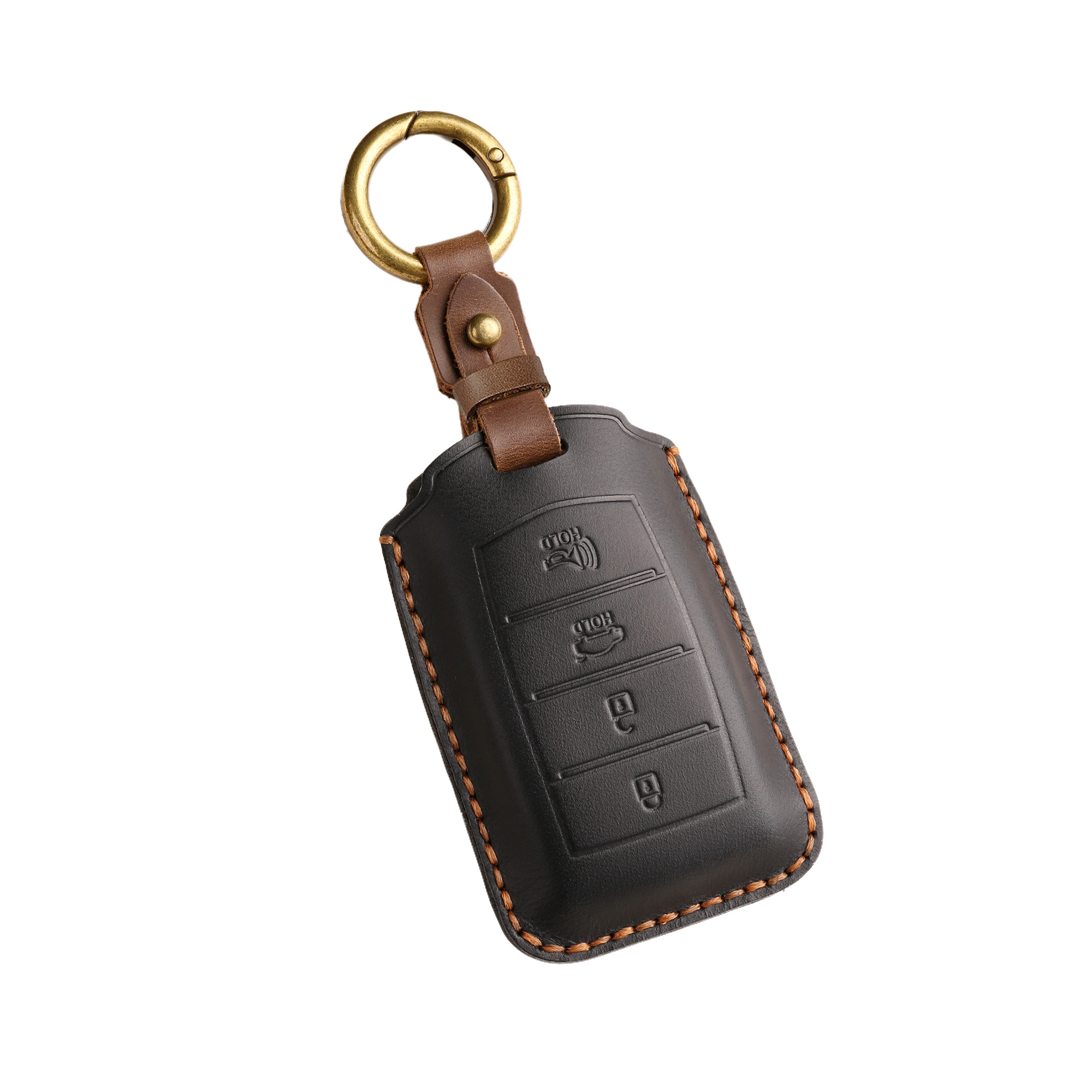 Retro Key Cover Suitable for Genesis Old Model Genesis Pure Handmade Genuine Leather Buckle Case