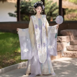 汉服套装;汉服禅茶服;女团表演服