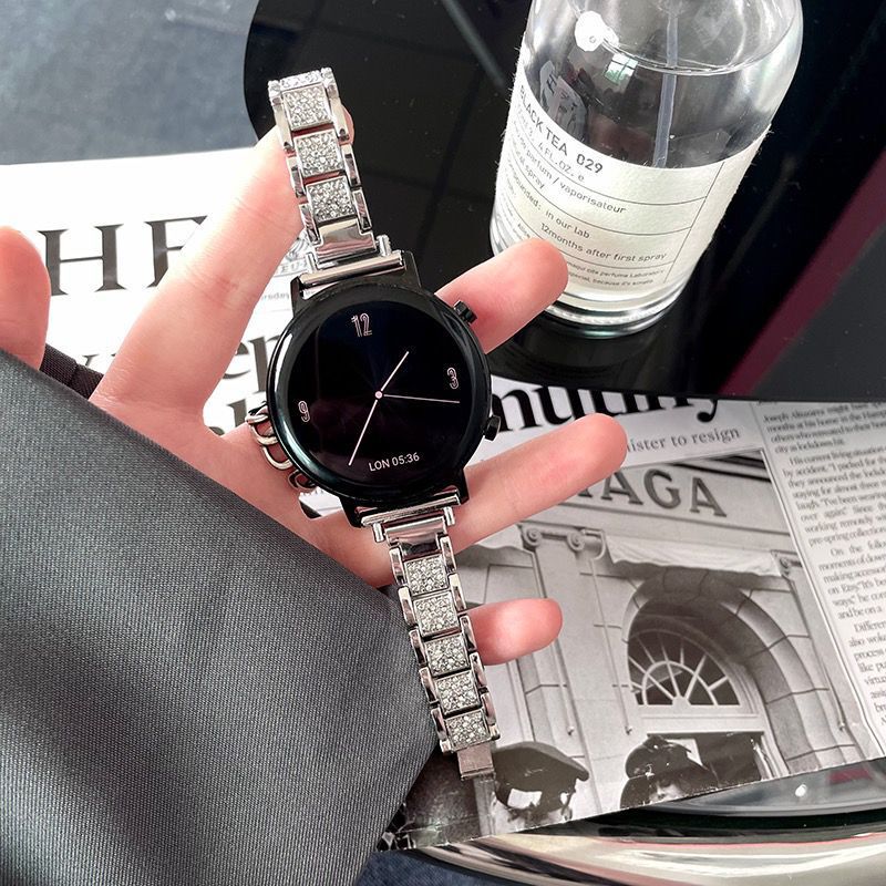 Suitable for Samsung 20/22mm Huawei Gt3 Watch Strap Gt2 Metal Fine Style Fit543 Diamond-Encrusted Watch Strap Suitable for Samsung 20/22mm Huawei Gt3 Watch Strap Gt2 Metal Fine Style Fit543 Diamond-Encrusted Watch Strap