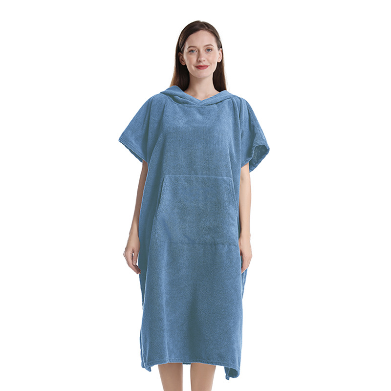 Capa de microfibra con capucha, secado rápido, ideal para baño, natación, surf y buceo