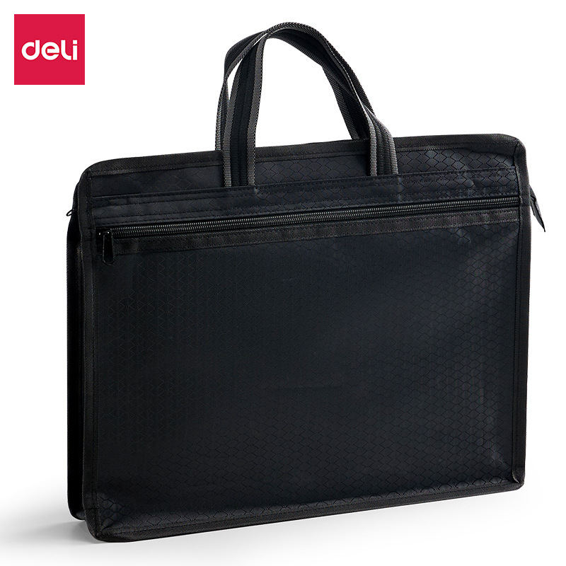 Bolsa de archivos bolsas de mano bolsas de archivos bolsas de computadora de tela Oxford bolsas de cremallera de gran capacidad maletín de oficina grueso