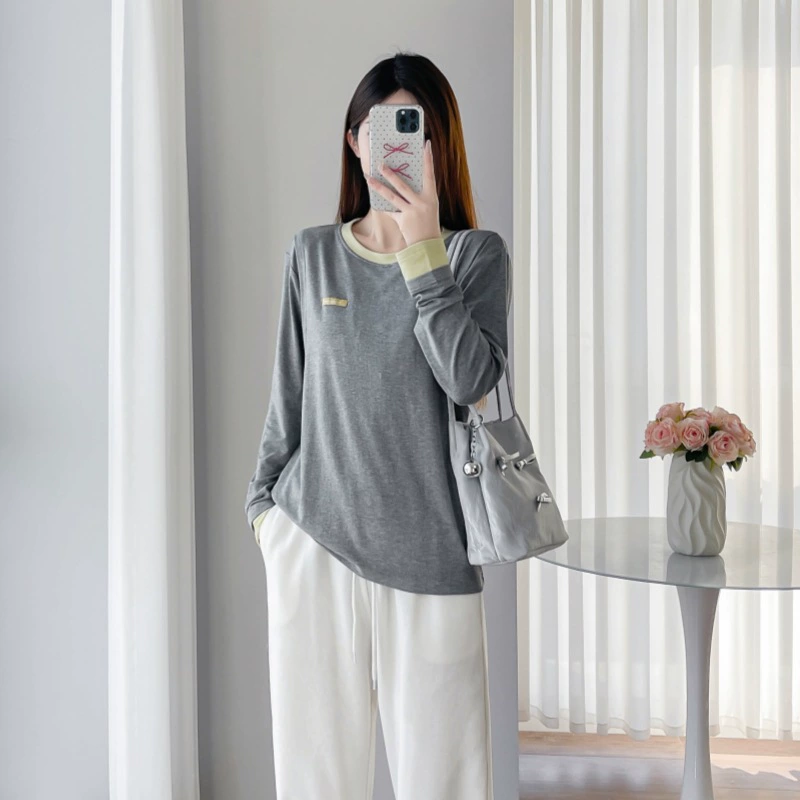 8637 Весенняя и осенняя кокосовая рубашка