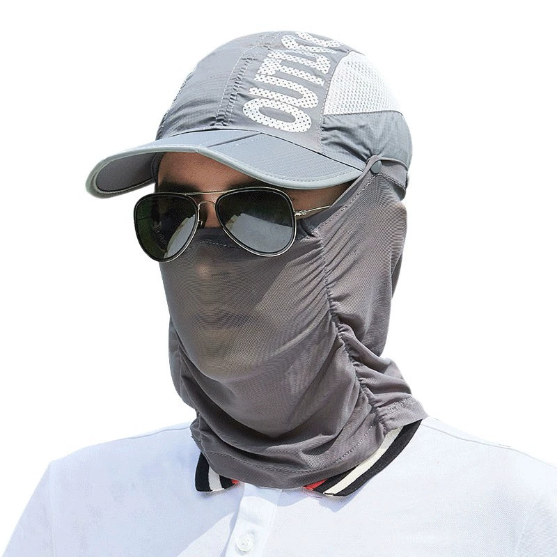 Foldable fashionable summer beach sun hat solar-powered, Korean style, UV protection