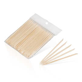 跨境美甲榉竹小竹棒穿戴甲工具竹棒指甲竹签去污棒点钻棒死皮推源