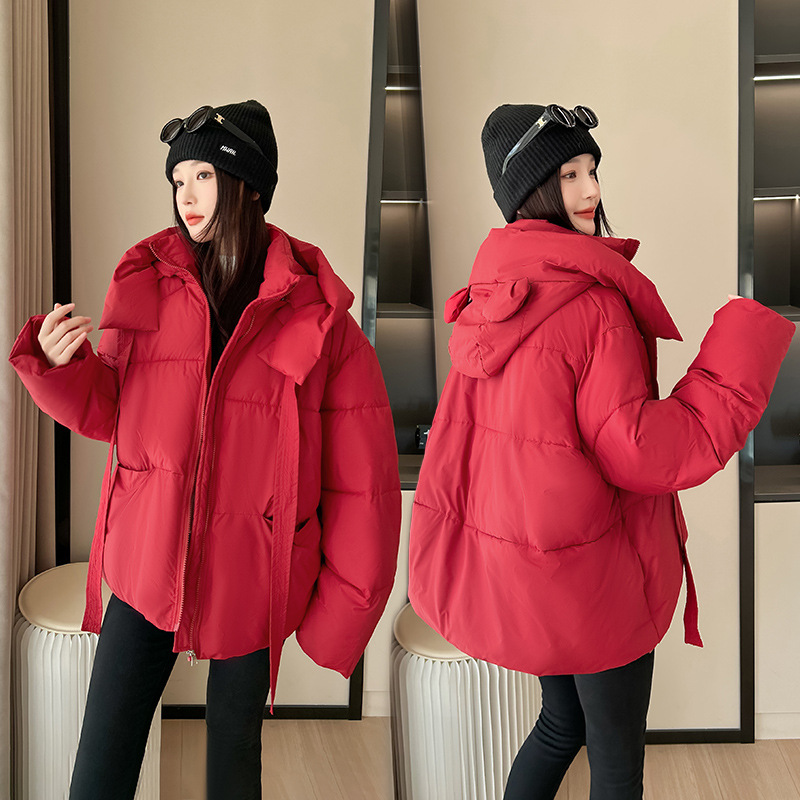 Abrigo de algodón transfronterizo 2025, otoño y invierno, Europa y América, nueva chaqueta de algodón, chaqueta de algodón suelta, chaqueta de algodón suelta, chaqueta de algodón suelta, chaqueta de algodón suelta image 4