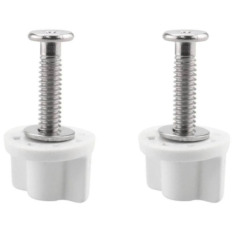 Hand-tightened toilet lid screws, bottom-mounted toilet seat fixing device, top nut screws, hinge bolts 304