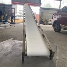 PVC防滑皮带机 面包碎屑输送传送带 带宽30公分皮带输送机