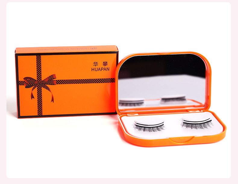 New two-pair self-adhesive false eyelashes, Japanese-style little devil, glue-free self-adhesive false eyelashes, jelly tape self-adhesive eyelashes undefined
