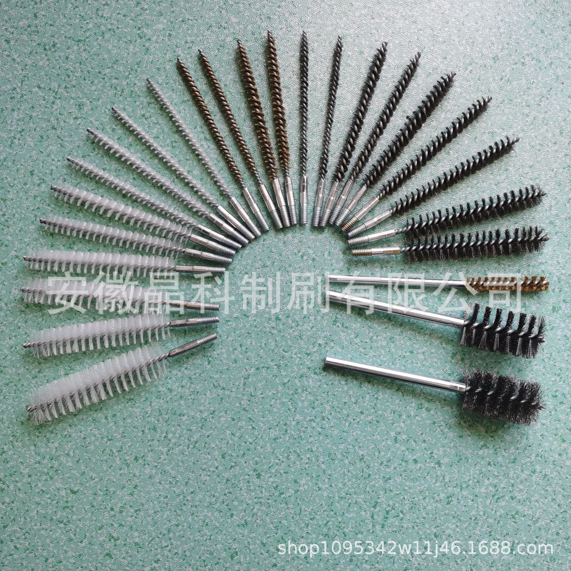 厂家 空调刷 冷凝器铜管清洗刷 钢丝刷 铜丝刷 通炮刷 配加长杆