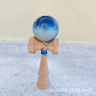 ���@6cm����pɫ�u׃ ������ ľ�� ���� ����  �ձ�kendama Դ�^