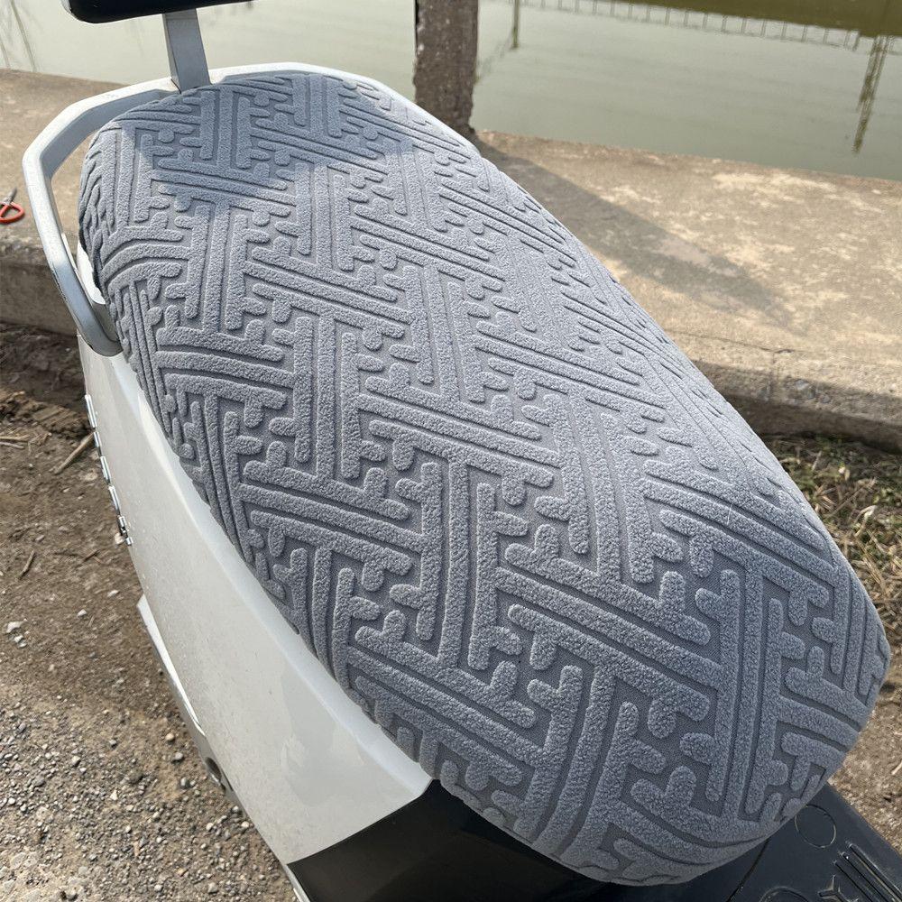 New Elastic Anti-Scalding Electric Car Seat Cushion Cover Battery Car Scooter Universal Sun Protection Four-Season Universal Anti-Slip